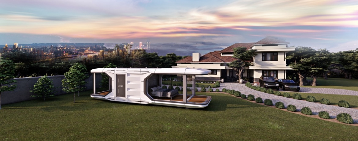 Space Capsule Smart Pod exterior
