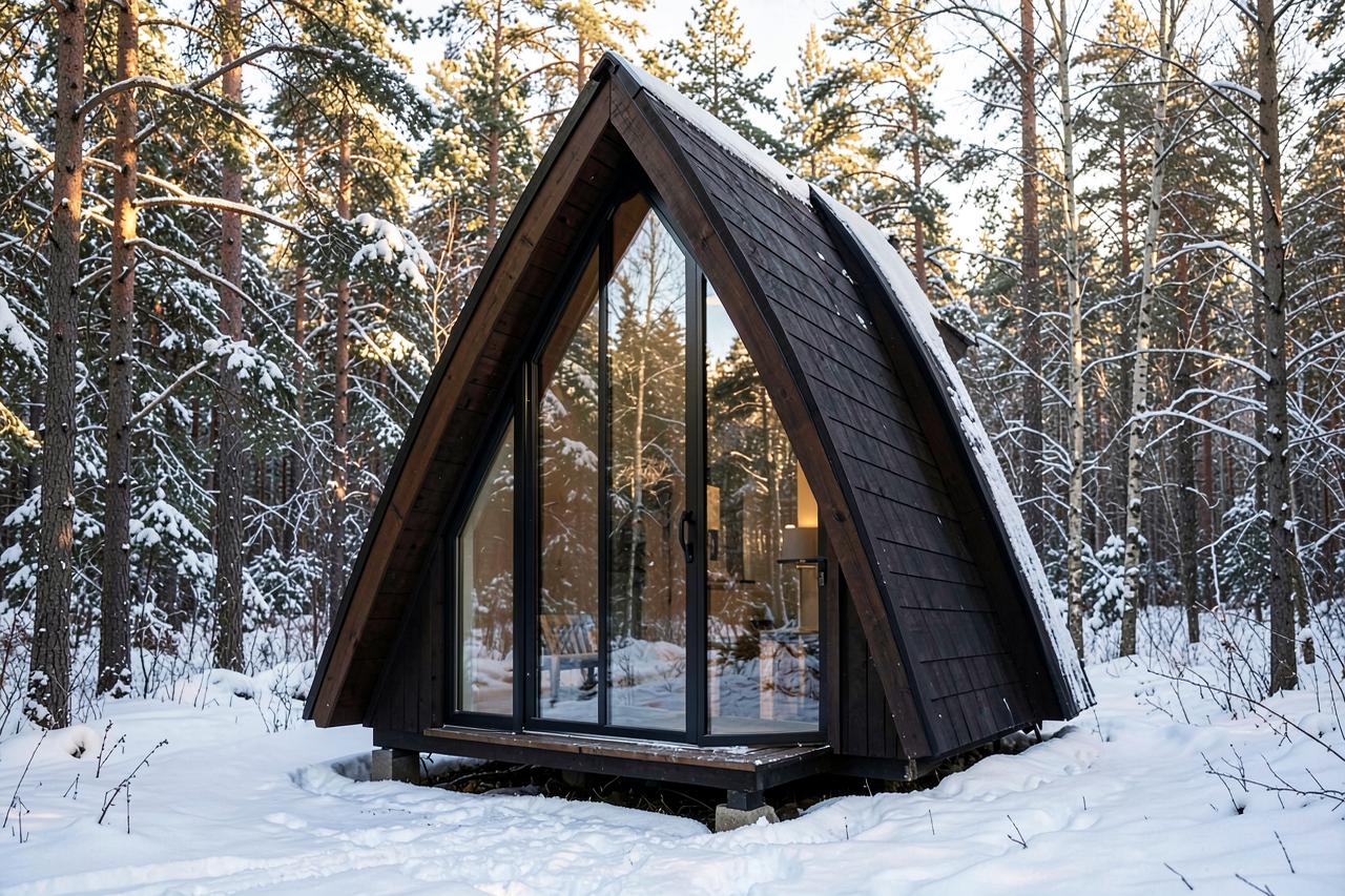 Juniper A-Frame exterior