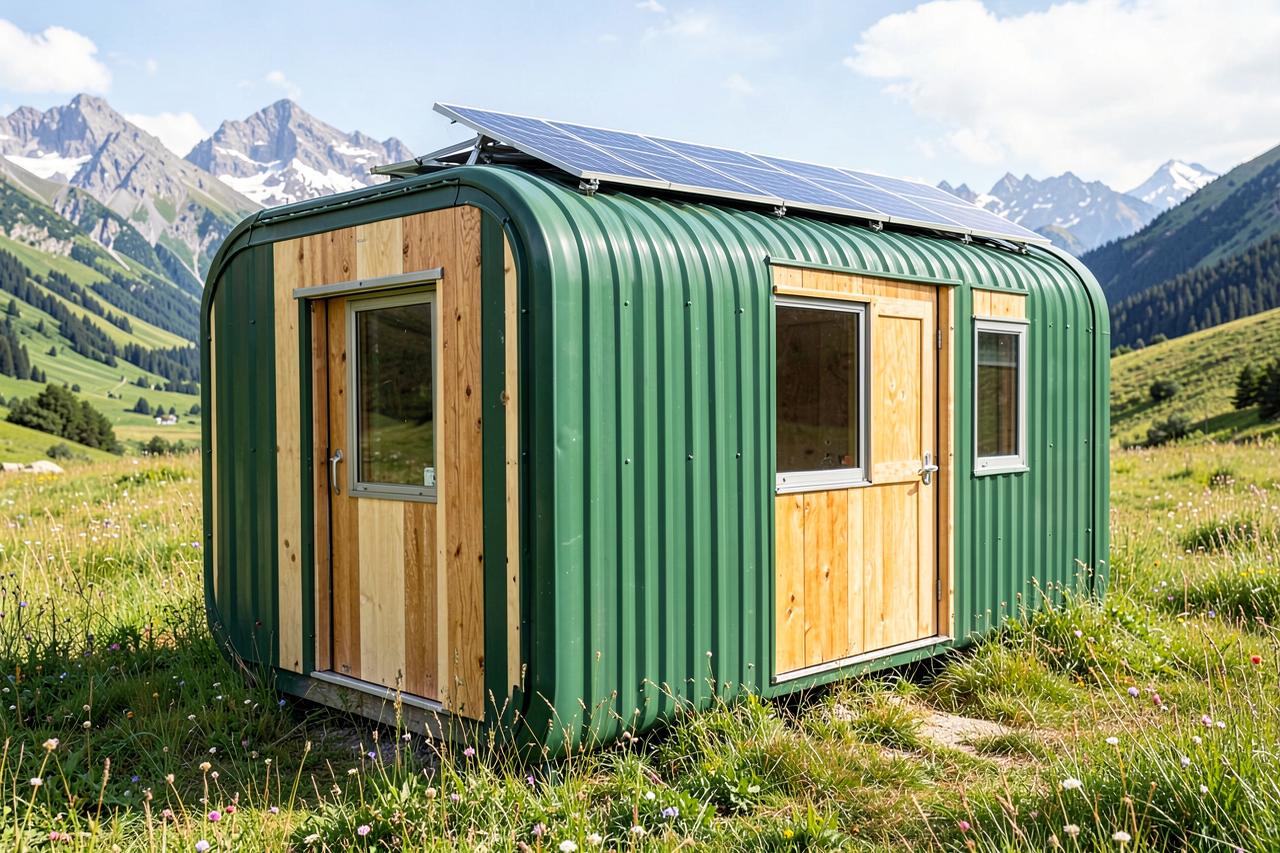 Moss Off-Grid Pod exterior